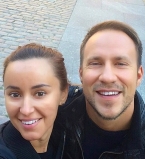 Яна Станишевская и ее муж Виктор Нобиуз