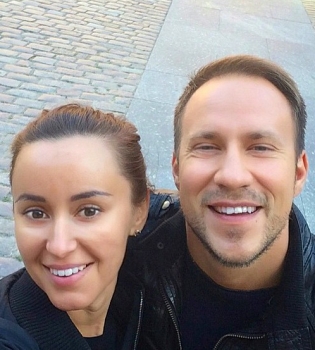 Яна Станишевская и ее муж Виктор Нобиуз