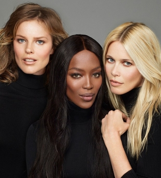 Наоми Кэмпбелл и Клаудия Шиффер демонстрируют неувядающую красоту