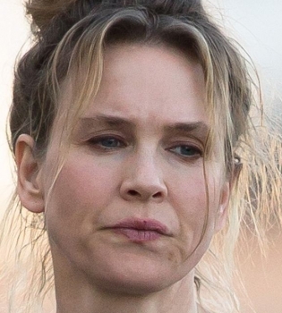 Рене Зеллвегер без макияжа крупным планом