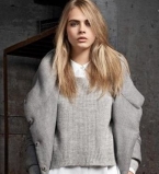 Кара Делевинь в рекламе модного бренда