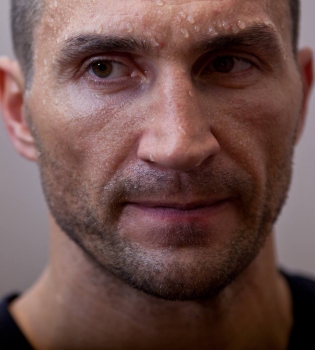 Владимир Кличко на тренировке