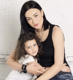 Анастасия Приходько и ее дочь
