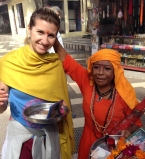 Анита Луценко в Индии