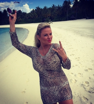 Анна Семенович на отдыхе