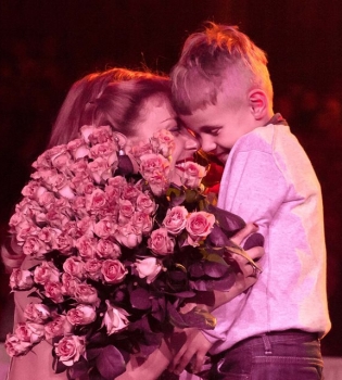 Тина Кароль и ее сын