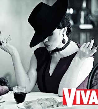 Надежда Мейхер в фотосессии Viva!