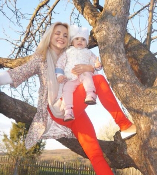 Лилия Ребрик и ее дочь Диана