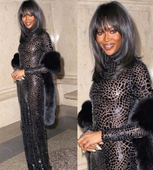 Наоми Кэмпбелл и Бейонсе в сексуальном платье от Tom Ford