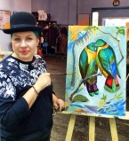 Ева Польна увлеклась рисованием