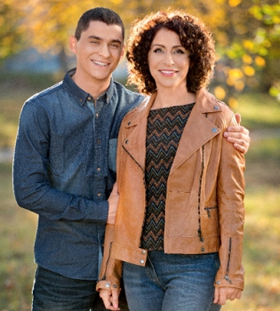 Надежда Матвеева и ее сын