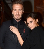 Виктория Бекхэм вышла в свет со своим супругом