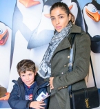 Санта Димопулос и ее сын