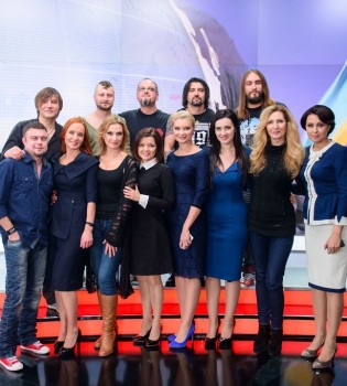 украинские ведущие сняли видео для бойцов в зоне АТО