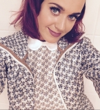 Кэти Перри удивила оригинальным цветом волос