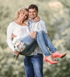 Константин Евтушенко и его жена Наталья Добрынская