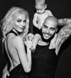 Тимати, его гражданская жена Алена Шишкова и дочь Алиса