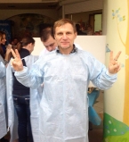 Олег Скрипка посетил детский кардиоцентр