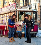 Григорий Решетник с женой Кристиной и сыном Иваном