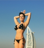 Даша Астафьева отдыхает в Арабских Эмиратах