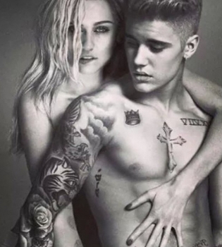 Эпатажная Майли Сайрус и ее фейковые снимки с Джастином Бибером