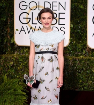 Кира Найтли на церемонии награждения Золотой глобус 2015