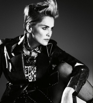 Шикарная Шэрон Стоун на обложке модного глянца!