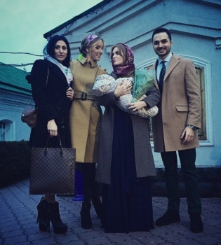 Слава из дуэта НЕАНГЕЛЫ крестила сына