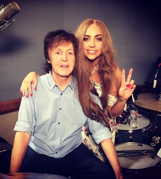 Леди Гага начала сотрудничать с Полом Маккартни