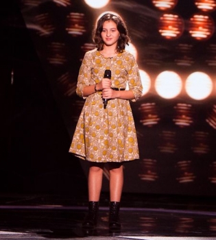 Грузинка Даяна Шавадзе на шоу Голос.Дети-2