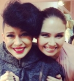 Елка и жена Павла Воли Ляйсан Утяшева