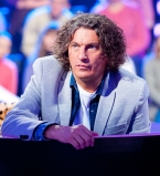 Кузьма Скрябин на съемках шоу Співай як зірка