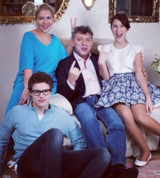 Борис Немцов и его семья