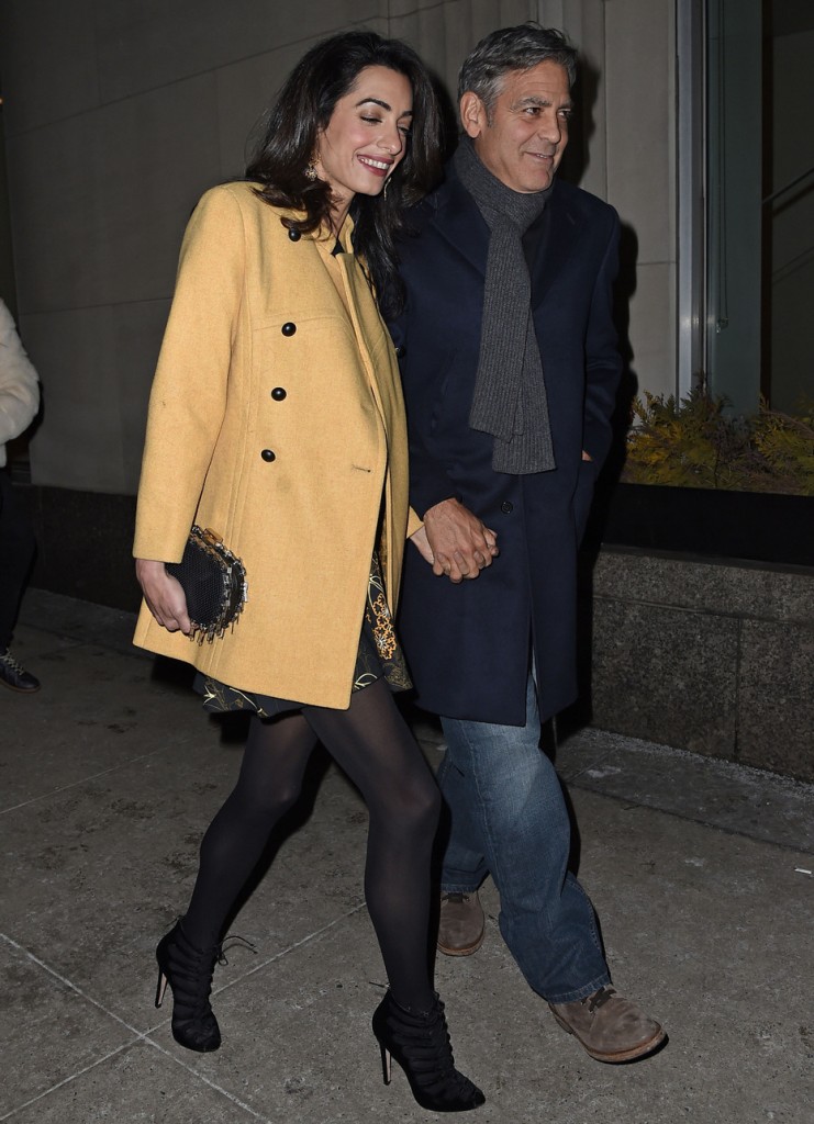 Вновь вместе: Джордж и Амаль Клуни сходили на романтический ужин