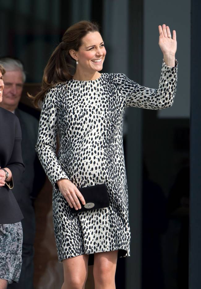 Кейт Миддлтон блистает на публике в леопардовом наряде