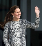 Кейт Миддлтон блистает на публике в леопардовом наряде