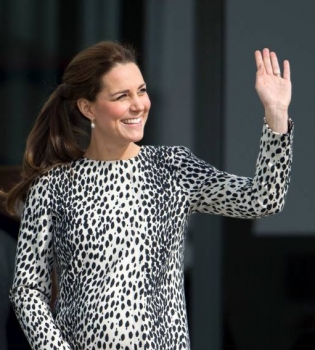 Кейт Миддлтон блистает на публике в леопардовом наряде