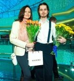 Ирина Безрукова и ее сын Андрей Ливанов