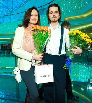 Ирина Безрукова и ее сын Андрей Ливанов