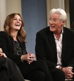 Джулия Робертс и Ричард Гир поцеловались в прямом эфире