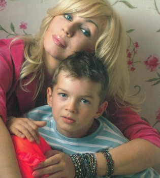 Ирина Билык и ее сын Глеб