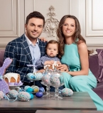 Григорий Решетник с женой Кристиной и сыном Иваном