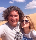 Кузьма Скрябин и его жена Светлана