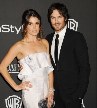 В сеть попали первые свадебные фото Никки Рид и Йена Сомерхолдера