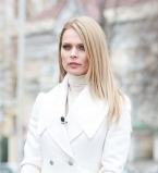 Ольга Фреймут на съемках программы Инспектор Фреймут