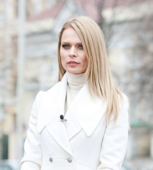 Ольга Фреймут на съемках программы Инспектор Фреймут