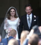 Свадьба: Джери Холлиуэл и Кристиан Хорнер поженились