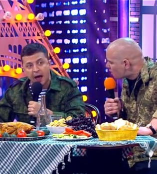 Владимир Зеленский и Евгений Кошевой