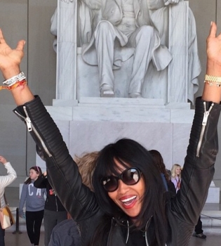 Вечно молодая Наоми Кэмпбелл отпраздновала свое 45-летие