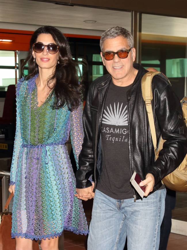 Восточная романтика: Джордж и Амаль Клуни прилетели в Японию